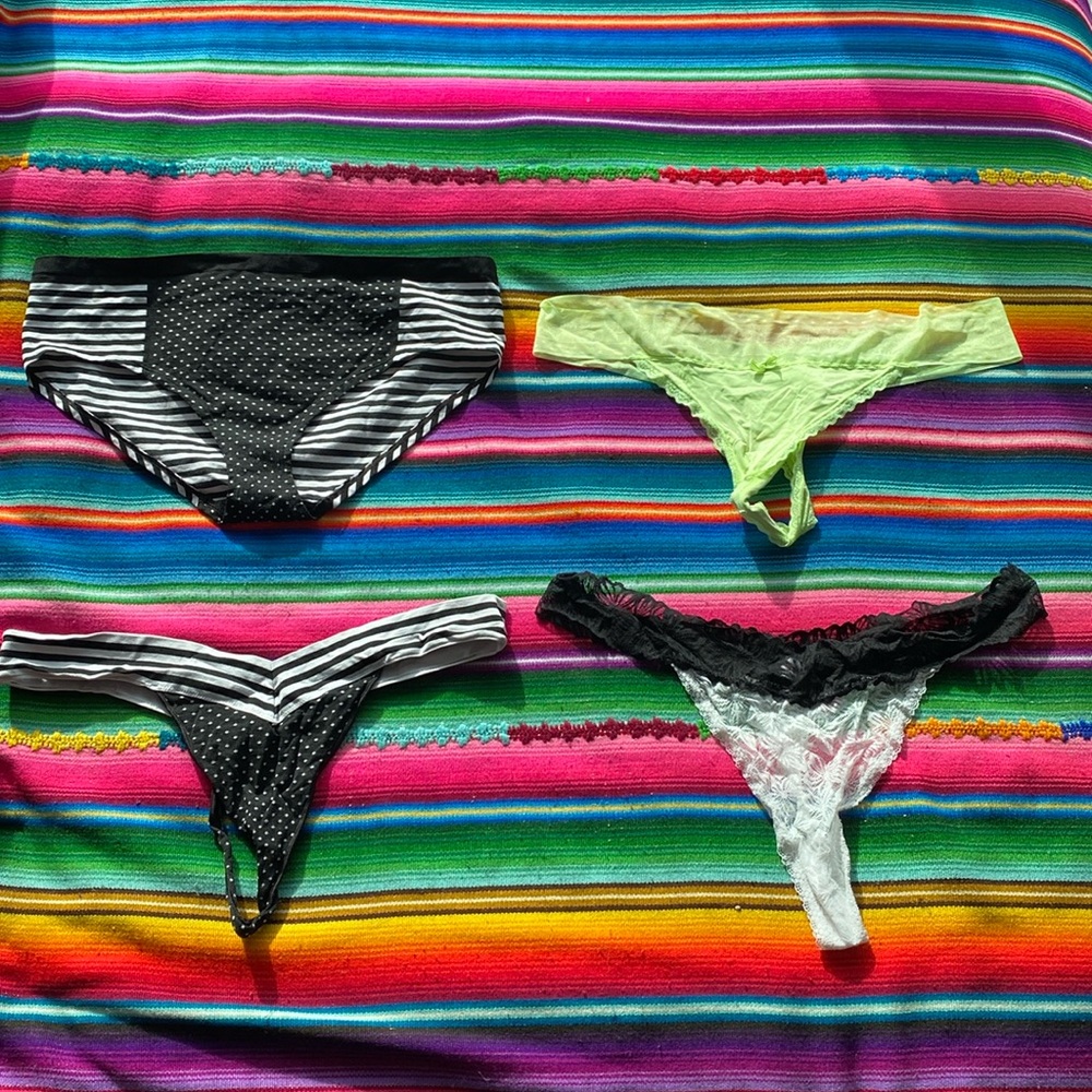 Lot Of 4 No Boundaries Underwear Thong